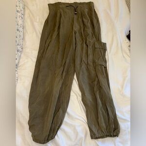Anthropologie green joggers